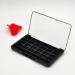 Sharplace 24 Grids Empty Eyeshadow Palette with Clear Lid - Ideal for Lipstick Blush & Powder - Black - International Shipping Available - Buy Online on GoSupps.com