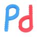 2pcs P Shape Silicone Teething Toy for 3 Month Babies - Sensory Chew Tube (Type 1) - Buy Online on GoSupps.com
