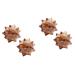 Gleavi 2 STK massage ball lacrosse massage roller finger massage device Hand massager Tool message therapy meridian scroll wheel dragon and phoenix ball massage stick massage bay 5x5cmx2pcs braunx2st