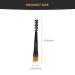 Beaupretty 6-Piece Eyebrow Brush Comb Set - Mini Double-Ended Spoolie & Angled Brush for Precision Eyebrow Application - Portable Black Eyebrow Makeup Tools - Buy Online on GoSupps.com