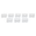 Elizabeth Ward Bead Storage Solutions Clear Plastic Storage Containers (8pc)   Small   Organize Beads  Jewelry Making and Craft Supplies  Earrings and More   Securely Snaps Shut  1-1/6  x 2  x 1-1/8  1 Pack