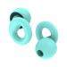 Noise Canceling Earplugs for Sleep and Concentration New Flexible Earplugs for Better Attenuation2 Pair Reusable Deal for Side Sleepers &Noise Sensitive Person  27dB Noise CancellationLight Green