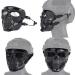 Skull Horror Helmet Mask - Full Face Airsoft Mask with Goggles for Halloween & Paintball Games - Buy Online on GoSupps.com