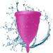 Blossom Menstrual Cup | Reusable Silicone Period Cup | Say Goodbye to Tampons | Large Violet Cup for Comfortable Menstrual Days - Buy Online on GoSupps.com