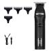 Hair Clippers Electric Hair Clipper High Power Shaver LCD Rechargeable Metal Clipper Electric Hair Clipper(Black with box)