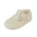 Early Days Baypods Baby Shoes for Boys & Girls Soft Soled Pre Walker Shoes Soft Faux Leather Baby Boys & Baby Girls Shoes B625 T Bar Style Shoe with Hole Punch Made in England 0 UK Child Biscuit