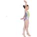 ZIZI Sparkle Rainbow Gymnastics Leotard for Girls 7-8Years - Athletic One-piece Dancewear - Buy Online on GoSupps.com