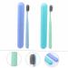 Buy Gatuida 4-Piece Travel Toothbrush Set - Soft Manual Wheat Gum Care with Case | Ultra Soft and Eco-Friendly - Buy Online on GoSupps.com