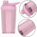 Qynuli Protein Shaker Bottle - Classic Sport Mixer with Ball for Protein & Enzyme Supplements - Pink - Buy Online on GoSupps.com