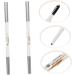 CANIGHT 2pcs Double-headed Waterproof Eyebrow Pencil Brow Pencil with Brush Eyebrow Pencil Brown Abs (shell) - Buy Online on GoSupps.com