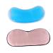 Angoily eye mask with ice sheet silk sleep mask Silk Eye Mask eye plaster children eye mask for sleep lock mask facial mask sleeping gel pink 21x9cm pink