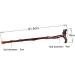 Solid Wood Crutches Disabled&Elderly Lightweight Non Slip Solid Walking Stick Hiking Sticks/Walking Poles for Balance Mobility Aid Practical Wisdom - Buy Online on GoSupps.com