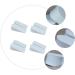 NOLITOY Invisible Heel Inserts - 8 Pairs Height Increasing Foam Cushions for Comfort and Support - Ideal for Students - White - Buy Online on GoSupps.com