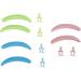 Eyelash Separator for Lash Extension 3 Pairs Silicone Pads Makeup Tool Lash Isolation Helper for Beginners Eyelash Artist Efficient Aid for Eyelash Make Up - Buy Online on GoSupps.com