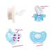 NIP Silicone Pacifier Set 0-6 Months | Size 1 | Includes 6 Protective Covers | Luminous & Jaw-Friendly | Made in Germany | Shop Now! - Buy Online on GoSupps.com