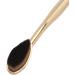 Toothbrush Brush Soft Hair Gold Electroplating Handle Double Ended Makeup Eyebrow Brush Multiple Use for BB Cream Brow Powder Ergonomic Handle Makeup Brush Set with - Buy Online on GoSupps.com