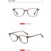 Pin Temple Square TR90 Blue Light Blocking Glasses | Anti-UV Reading Glasses for Men & Women | 52mm Frame Size - Buy Online on GoSupps.com
