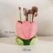 EJOTSTSD Makeup Brush Holder Ceramic Tulip Shaped Pen Holder Multi-Purpose Decorative Desk Organizer for Cosmetic/Flower/Toothbrush Cute Gifts for Women/Kids Valentine's Day/Mother's Day/Xtmas Pink - Buy Online on GoSupps.com