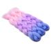 BACANA Ombre Braiding Hair Extensions 3Pcs Jumbo Box Braids 24inch - Pink/Blue/Purple - Buy Online on GoSupps.com