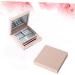 Angoily 6 Pcs Lip Balm Lotus Tealight Candle Holder Empty Eye Shadow Pallet Eye Shadow Box Square Platen 1 count (Pack of 1) Pinkx3pcs - Buy Online on GoSupps.com