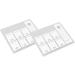 6 Color Acrylic Nail Art Display Board Sample Stand Holder for Nail Art Design with Perfect Presentation - Buy Online on GoSupps.com