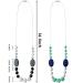 Bhehean 2PCS Baby Teething Necklace Set | Sensory Nursing Jewelry for Mom & Baby | Teether Toys for Infants | Baby Shower & Birthday Gift - Buy Online on GoSupps.com