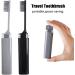 Vctitil 6pcs Travel Toothbrush Set - Portable Bamboo Charcoal Soft Hair for Adults | Ideal for Oral Hygiene & Hotel Use - Buy Online on GoSupps.com