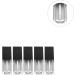 Mipcase Lot de 5 Tubes de Gloss L vres Plats 8-10 Ml Flacons L vres Noirs Mat riaux Solide Transparents pour Maquillage Portable et Remplissage Facile - Buy Online on GoSupps.com