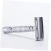 FOMIYES Stainless Steel Safety Razor - Manual Shaver with Double Blade Chrome-Plated Double-Sided Holder for a Superior Shaving Experience - Buy Online on GoSupps.com