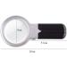 Glass Foldable Handheld Desktop Dual Use with Light Portable Magnifier - Buy Online on GoSupps.com