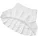 High Waisted Pleated Mini Skirt for Girls/Women - White, Small - Buy Online on GoSupps.com