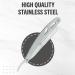 Professional Straight Edge Barber Razor Knife for Men - Stainless Steel Safety Razor - Perfect for Smooth Shaving (Grey - Buy Online on GoSupps.com