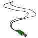 Lovetuner Breathing & Meditation Tuning Necklace 528 Hz Whistle |528 Hz Solfeggio Frequency |Breathwork Necklace Mindfulness Device for Anxiety & Stress Relief Through Sound Healing Green Waxed Cable