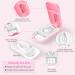 ACWOO Small Pill Tablet Cutter - Portable 2-in-1 Splitter and Dispenser in Pink - Buy Online on GoSupps.com