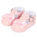 LACOFIA Baby Girls Anti-Slip First Walking Shoes Infant Bowknot Mary Jane Princess Party Shoes Prewalkers 3-6 Months D Pink