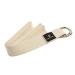 Hugger Mugger D-Ring Cotton Yoga Strap - Super Strong Cotton, Metal D-Ring Buckle, Multiple Lengths Available 8 ft. Natural