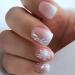 Foccna Press on Nails Medium Gradient Nud Fake Nails Short Square Acrylic False Nails Artificial Nails for Women and Girls 24pcs