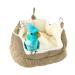 Super Soft Pet Hammock Hanging Bird Nest Cage Bed,Winter Warm Plush Parrot House Snuggle Hut Tent,Birdcage Bedding for Small Animal Budgie Parakeet Cockatiel Conure Cockatoo Lovebird Finch Canary