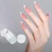 2 PCS Nail Stamp Double Sided Nail Art Jelly Stamper French Manicure Kit Silicone Nail Stamper French Tip with Scraper for Nails Manicure Tools - Buy Online on GoSupps.com