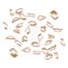 dijiusidy 50 Pieces Glass Crystal Set Eye-catching Personalized Nail Art Rhinestones DIY Handcraft Manicure Accessories for Card Making Type 1
