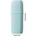 Higyee Travel Toothbrush Case & Organizer | Toothbrush Cup & Toothpaste Holder for School & Camping - Blue - Buy Online on GoSupps.com