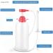 Vaginal and Anal Douche Cleaner Kit - 3 Nozzle Tips, Reusable Manual Enema for Coffee Water Colon Cleansing (600ml) - Buy Online on GoSupps.com