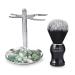 Men's Shaving Brush Set with Aventurine Decorated Stand - Style 2 | High-Quality Shaving Brush - Buy Online on GoSupps.com