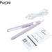 Buy Violet Hair Straightener - 190 C Flat Iron & Curler with Healing Plates - International Shipping Available - Buy Online on GoSupps.com