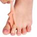 Grey Silicone Gel Toe Separator Straightener for Hallux Valgus Relief - Foot Care Tool - Buy Online on GoSupps.com