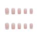 Chtom Gentle Pearl Fake Finger Slices Wearing Nail Film Sticker 24 Tablets