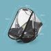 Universal Baby Car Seat Rain Protection | Transparent & Ventilated Cover for Comfort - Buy Online on GoSupps.com