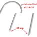 8pcs Heavy Duty Metal Trampoline Stakes - Long Ground Wind Anchors for Soccer Goals, Tents, Garden Decoration - Silver - Buy Online on GoSupps.com