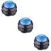 Inoomp fitness massage ball 3 pieces massage ball massage device Massage rollball blue fitness manual roll the ball manual massage ball manual mediumx3pcs bluex3stk