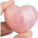 Nupuyai Rose Quartz Heart Palm Worry Stone 45mm - Chakra Reiki Healing Crystal Love Stone for Home Decoration - Buy Online on GoSupps.com